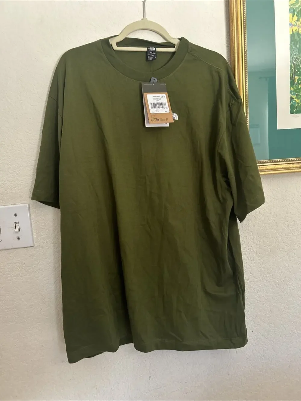 The North Face Evolution Box NSE Short-Sleeve T-Shirt In Woodland Green Size L